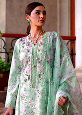 Crimson Bloom By Saira Shakira Embroidered Lawn 3 Piece Unstitched Suit CSS25BUL D-5B CELESTIAL BREEZE